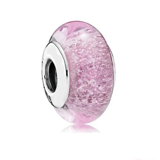 Pink Murano Glass Charm