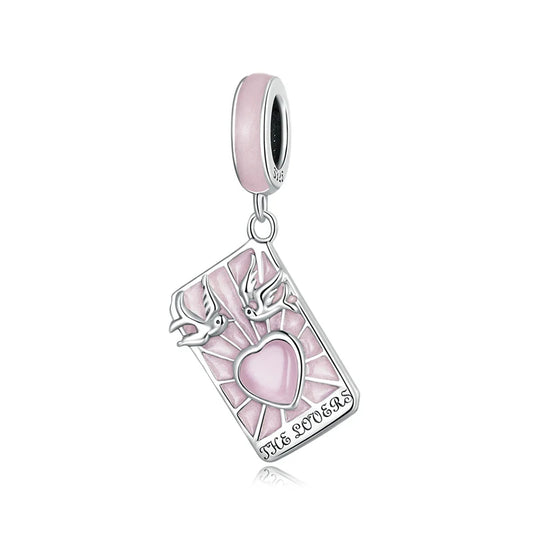 Tarot cards "The Lovers" - charm pendant