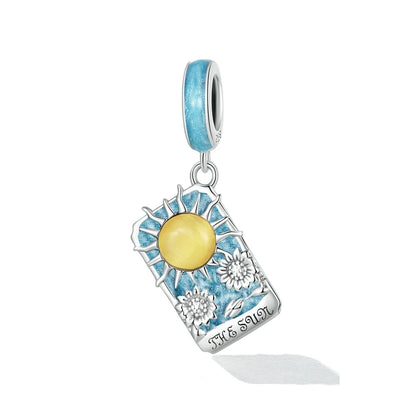 Tarot Card: The Sun - Charm Pendant