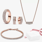 Rose Gold Cubic Zirconia Deluxe Set