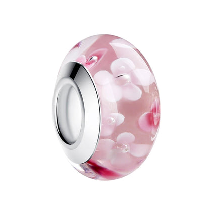 Blumen Murano Glas - Charm