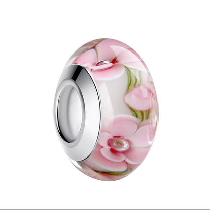 Blumen Murano Glas - Charm