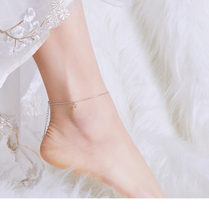 Silver Star - Anklet