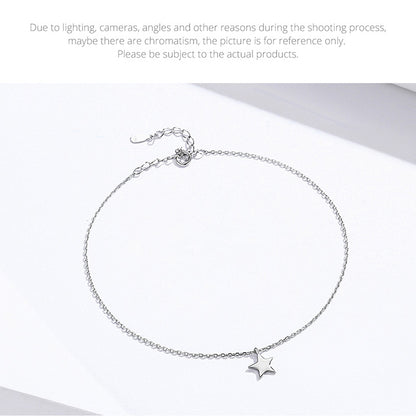 Silver Star - Anklet