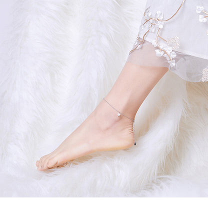 Silver Star - Anklet