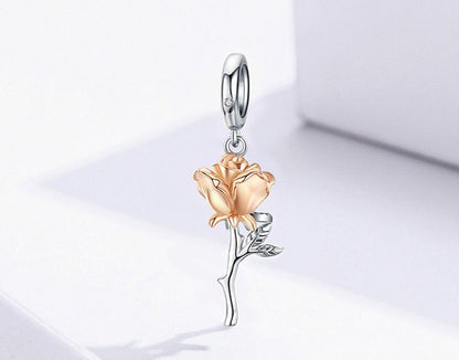 Rose - Charm Pendant