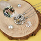 Sun &amp; Moon Personalized Photo Projection - Double Necklace