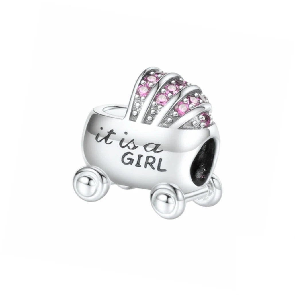 Kinderwagen "it is a Girl" - Charm