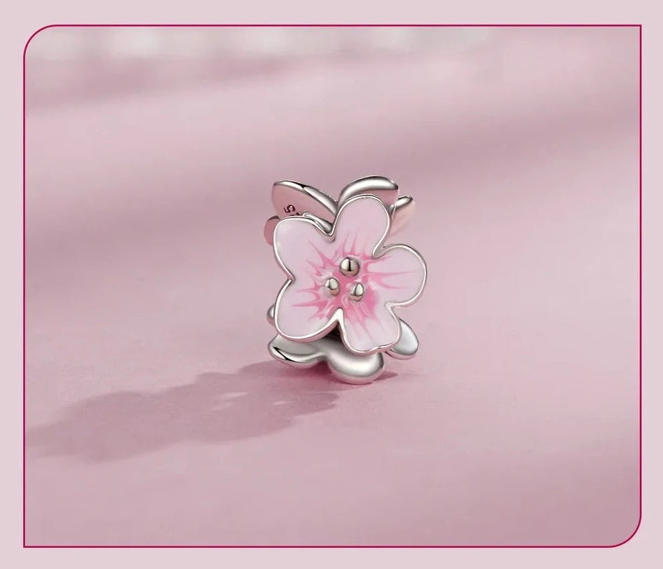 pink flower - Charm