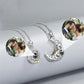 Sun &amp; Moon Personalized Photo Projection - Double Necklace