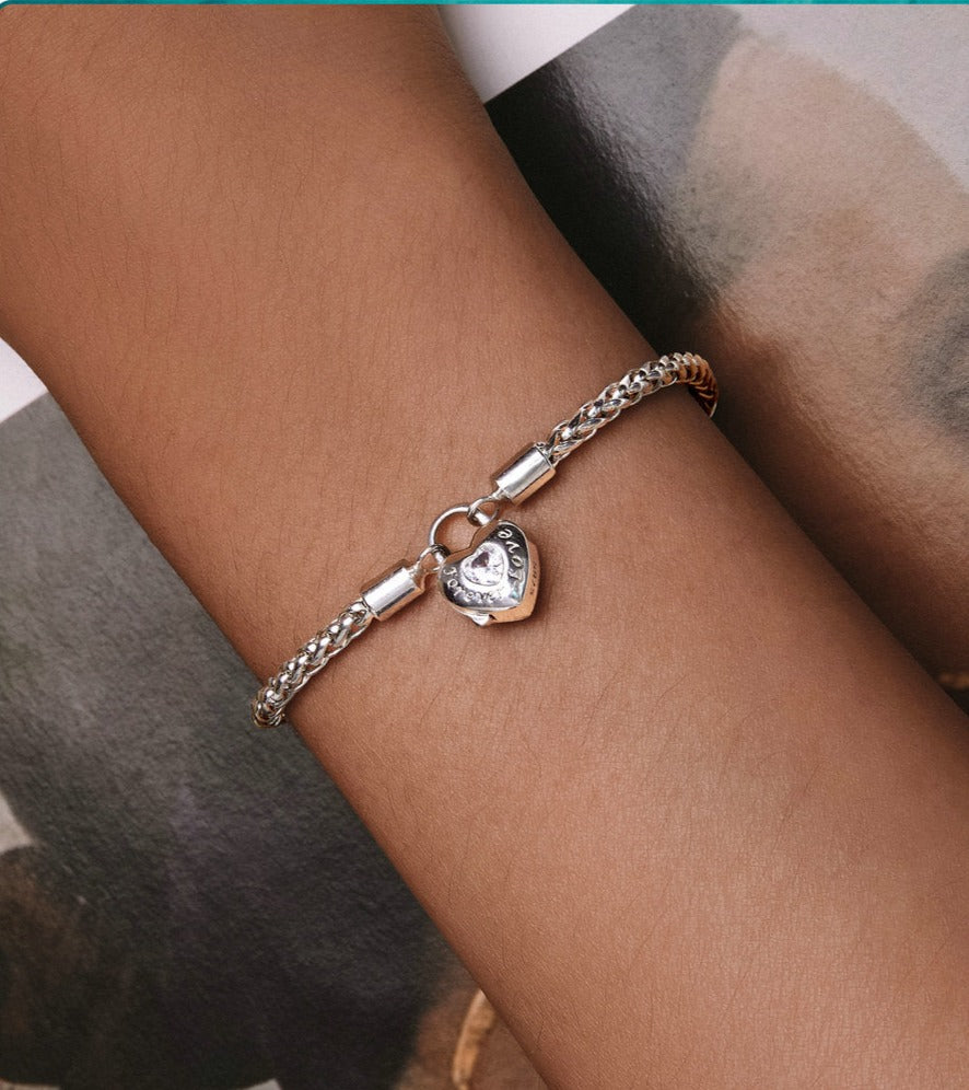 Heart Lock Bracelet