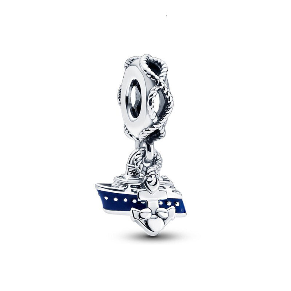 Cruise ship - charm pendant