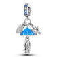 Jellyfish (glows in the dark) - charm pendant