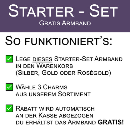 Starter-Set – Wähle 3 Charms & erhalte das Armband GRATIS!