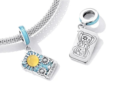 Tarot Card: The Sun - Charm Pendant