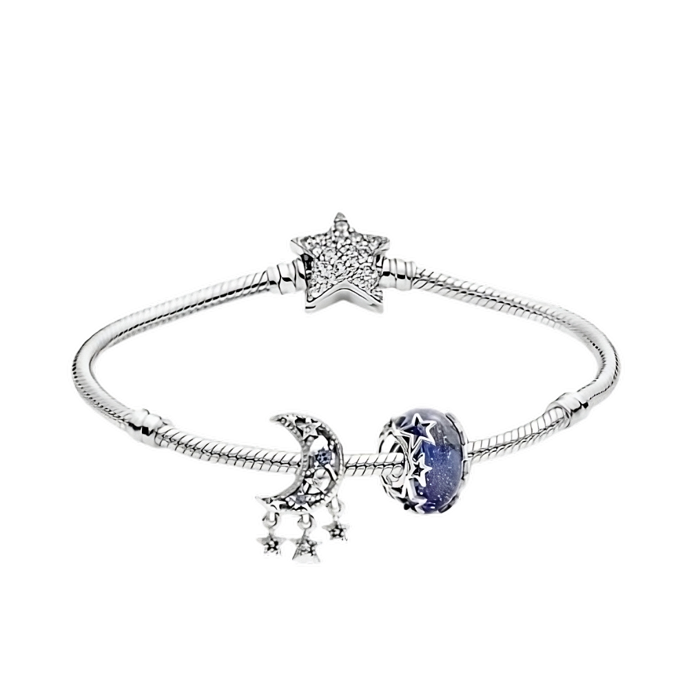 Mond und Sterne Charm-Set