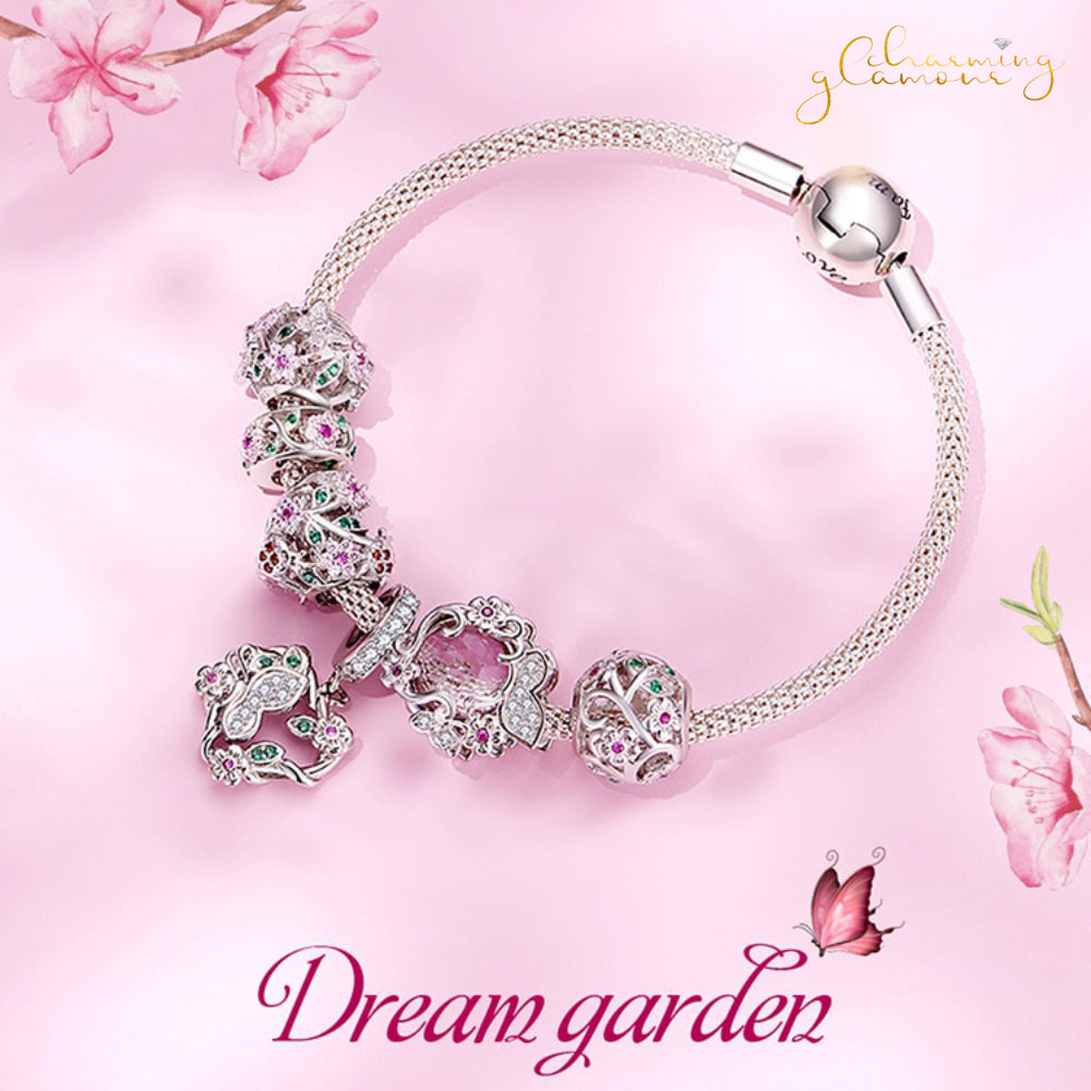 Butterflies &amp; Flowers - Charm