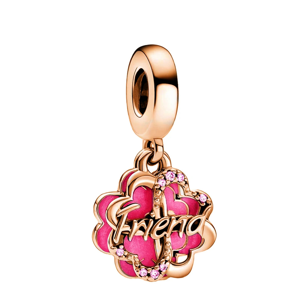 Friend rosé - Charm pendant