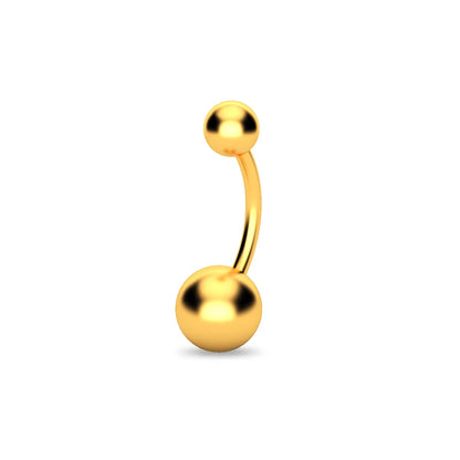 Romantic water drop gold - belly button piercing