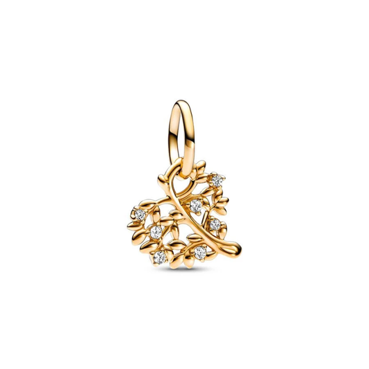 golden branch - charm pendant