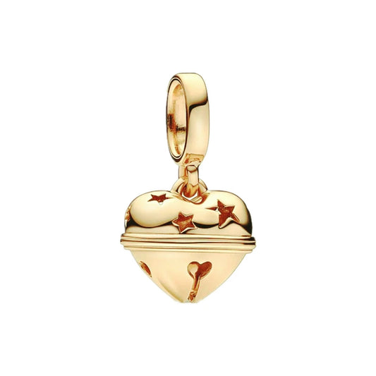 Bell gold - charm pendant