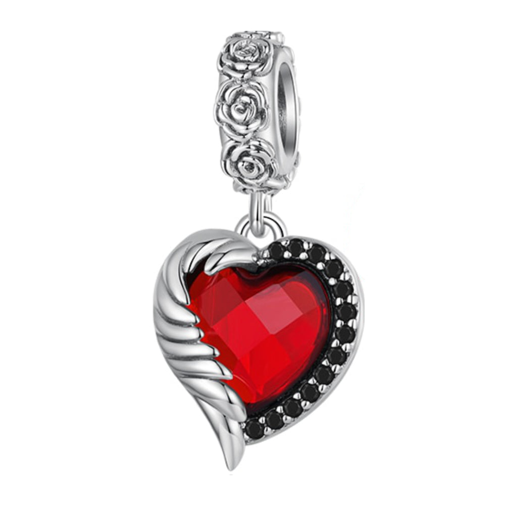 Skeleton Heart - Charm pendant