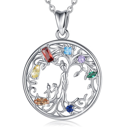 Tree of Life Mother &amp; Child - Necklace