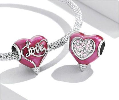 Herz "Love" - Charm