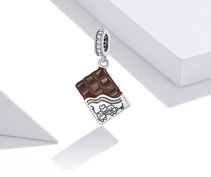 Chocolate - charm pendant