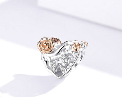 Rose Heart - Charm