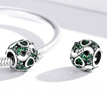 May Birthstone "Infinite Love" - ​​Charm