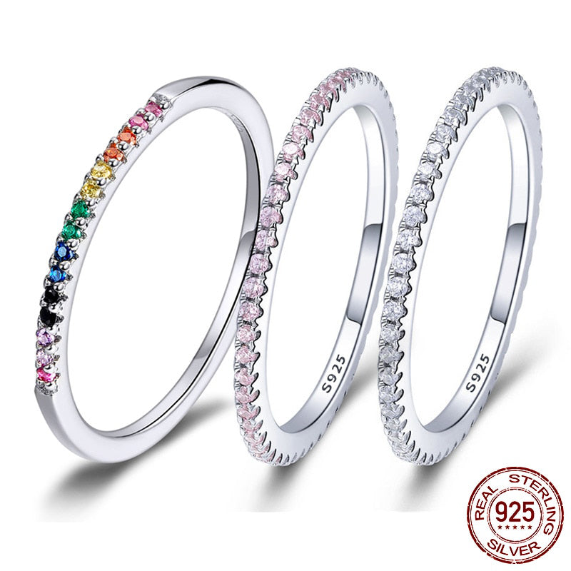 Line rainbow - ring