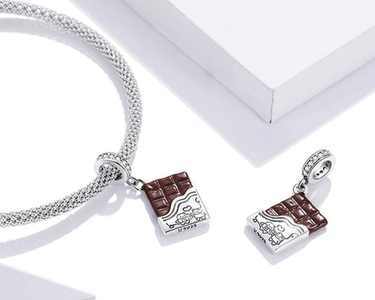 Chocolate - charm pendant