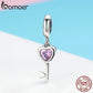 Heart / Key - Charm pendant