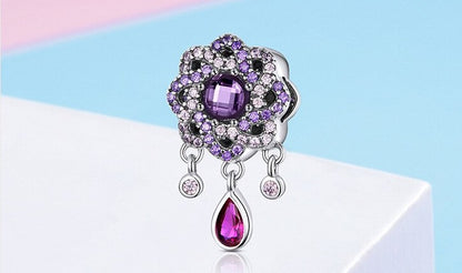 Purple Flower - Charm