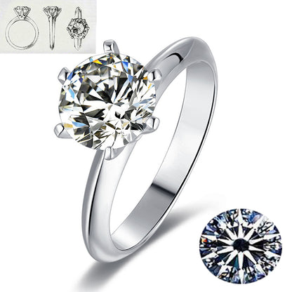 sparkling crown with moissanite - rings