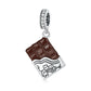 Chocolate - charm pendant