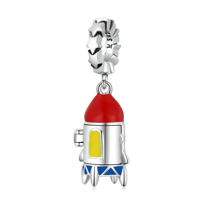 Rocket - charm pendant