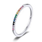 Line rainbow - ring