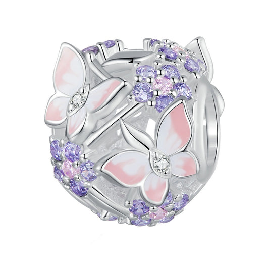 Spring - Delicate Flowers &amp; Butterfly - Charm