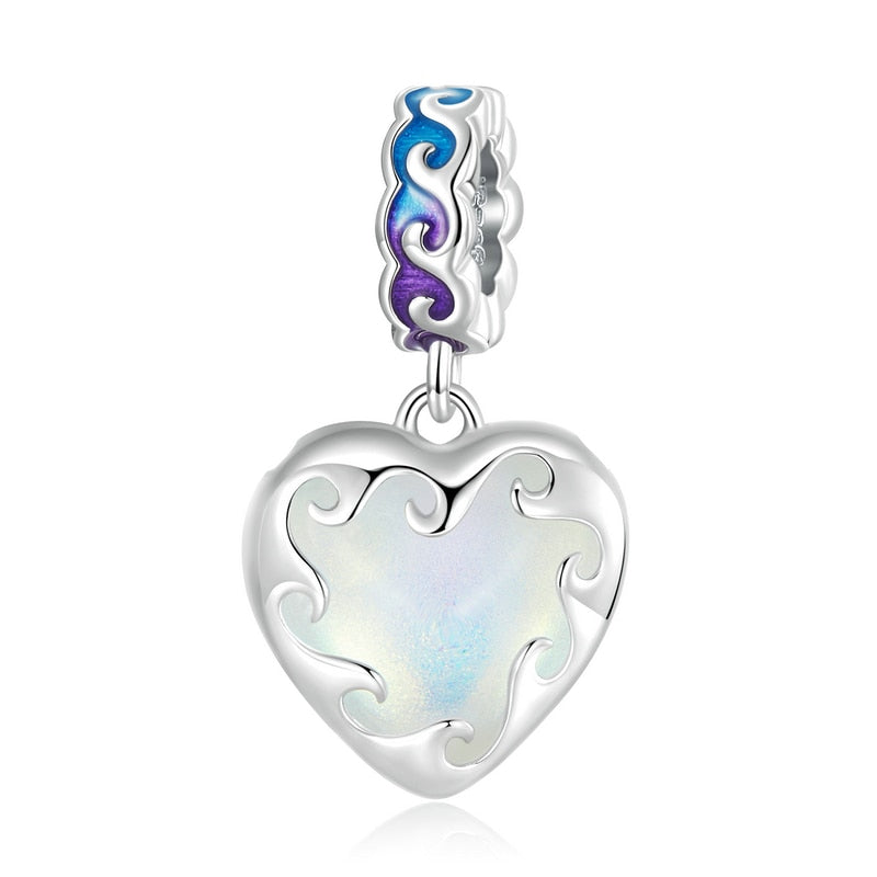 Heart Wave - Pendant Charm