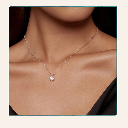 little star - moissanite necklace