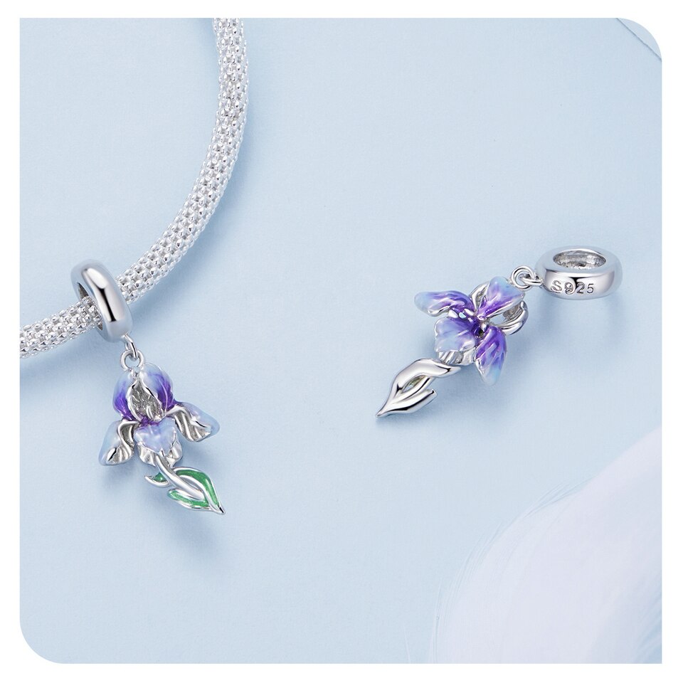 Iris - Charm pendant