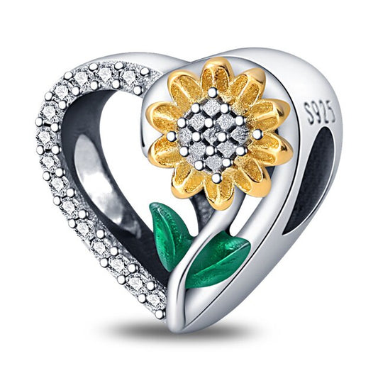 Sunflower Heart - Charm