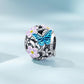 Vintage Devil Eye "Flower &amp; Butterfly" - Charm