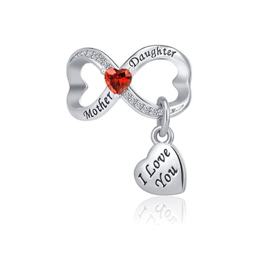 Mutter & Tochter "I Love You" - Charm