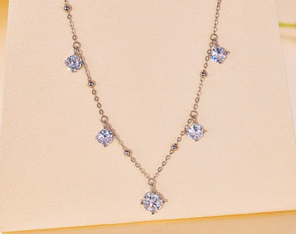 Water Drop - Moissanite Necklace (3ct)