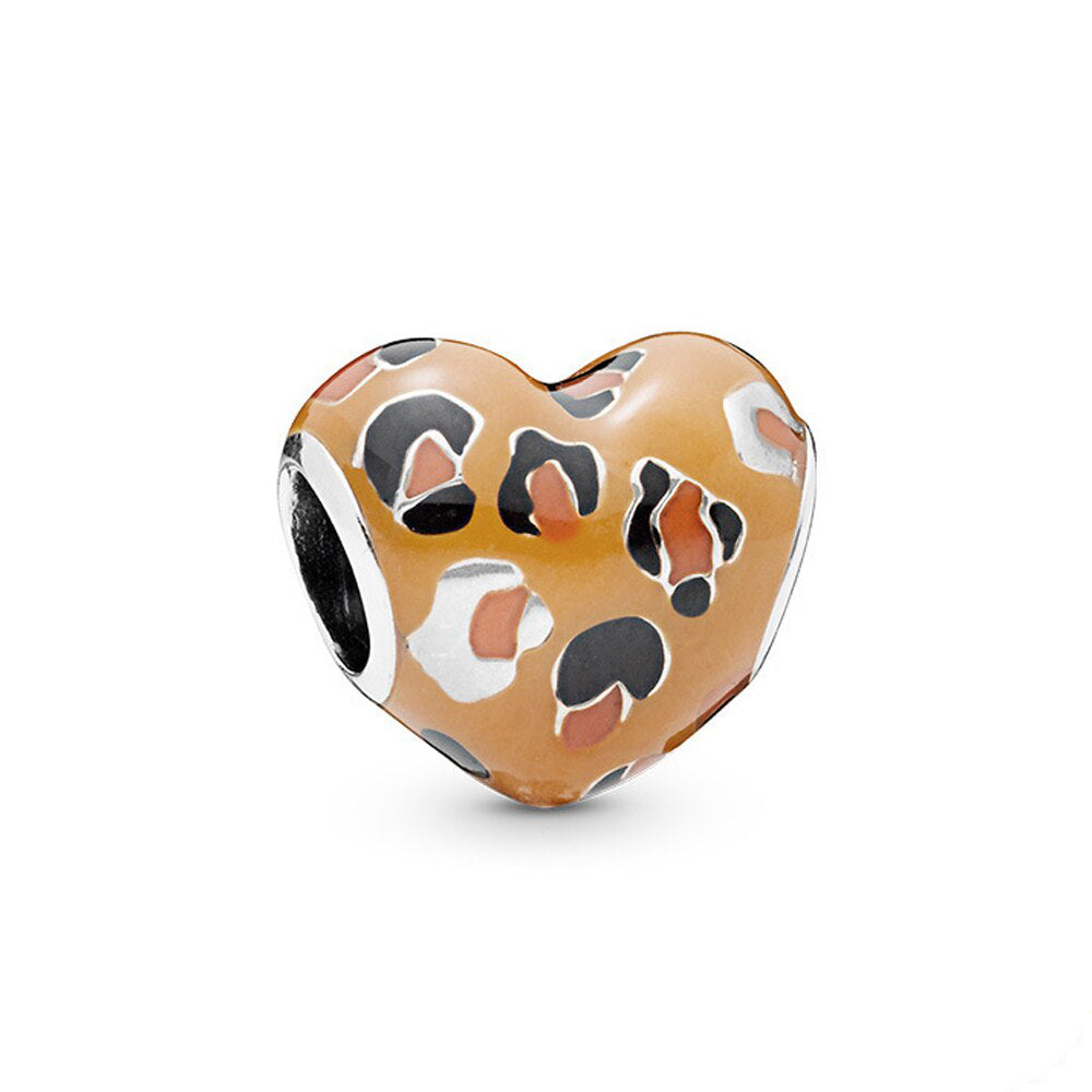 Heart Leopard - Charm