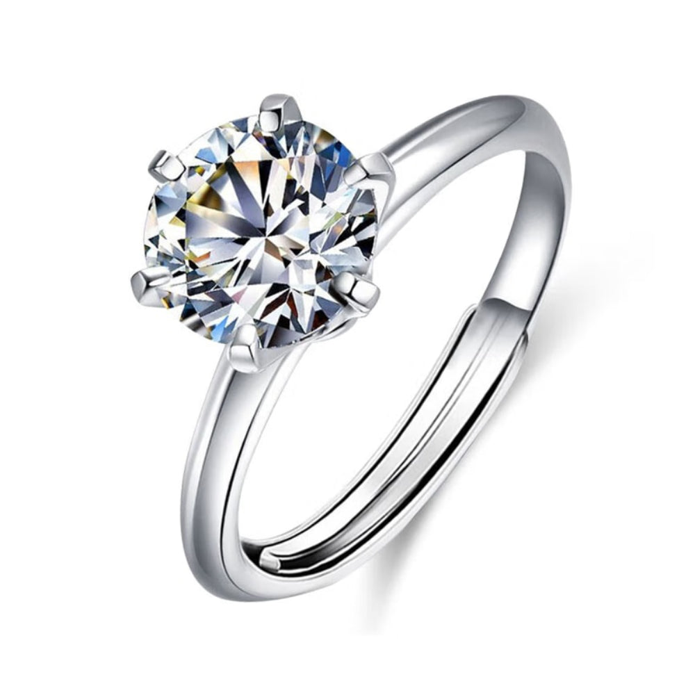 Elegant Glamour - Moissanite Ring (1ct)