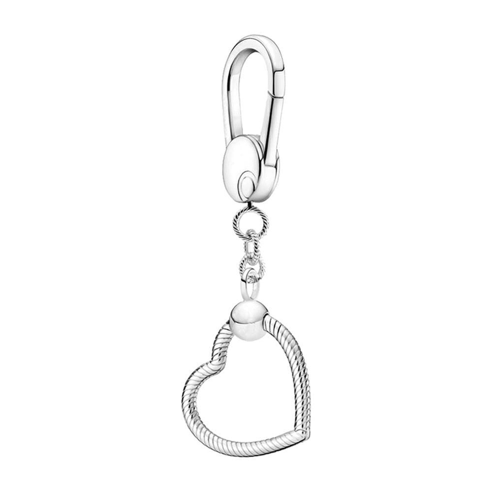 Keychain heart charm